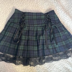 Plaid Tennis Skirt Y2K